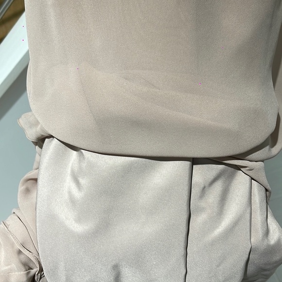 Azazie Taupe Bridesmaid Dress - Picture 8 of 12